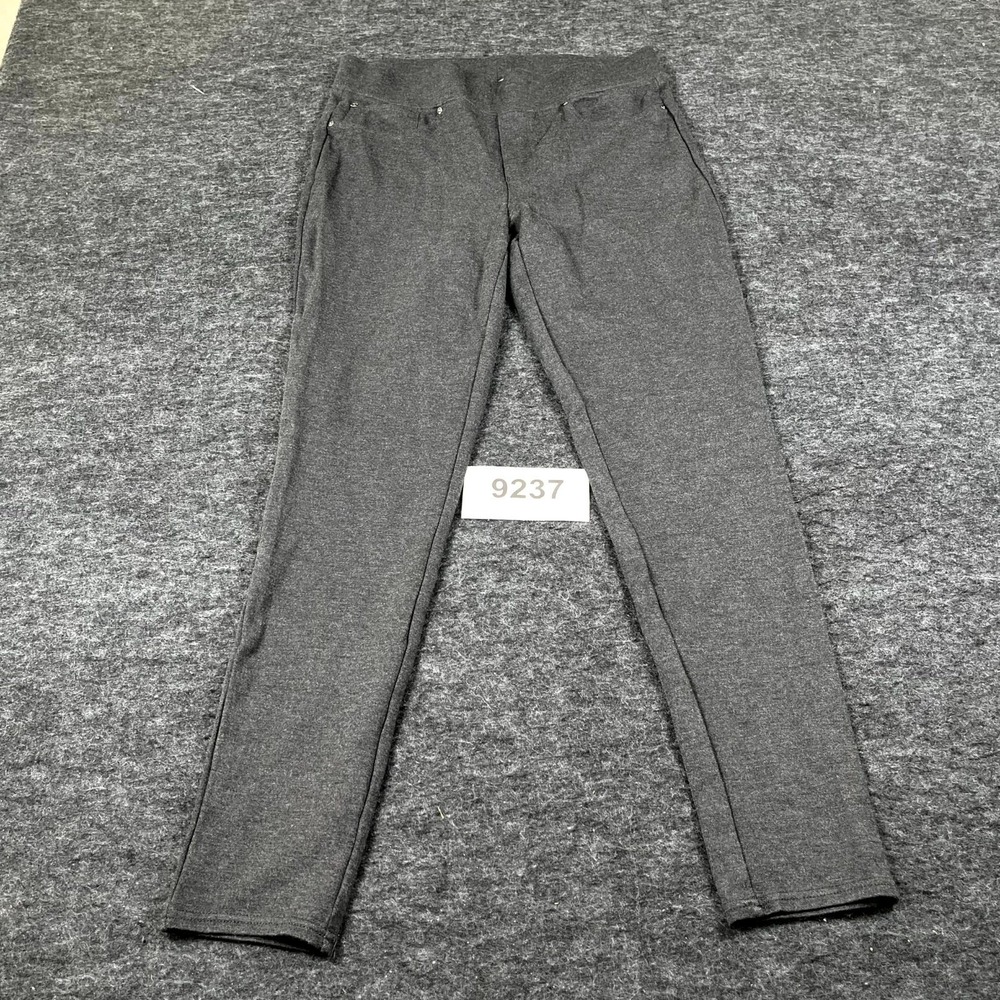 Seven7 Pull On Legging Womens Medium Charcoal Gray Rayon Stretch Casual Comfort